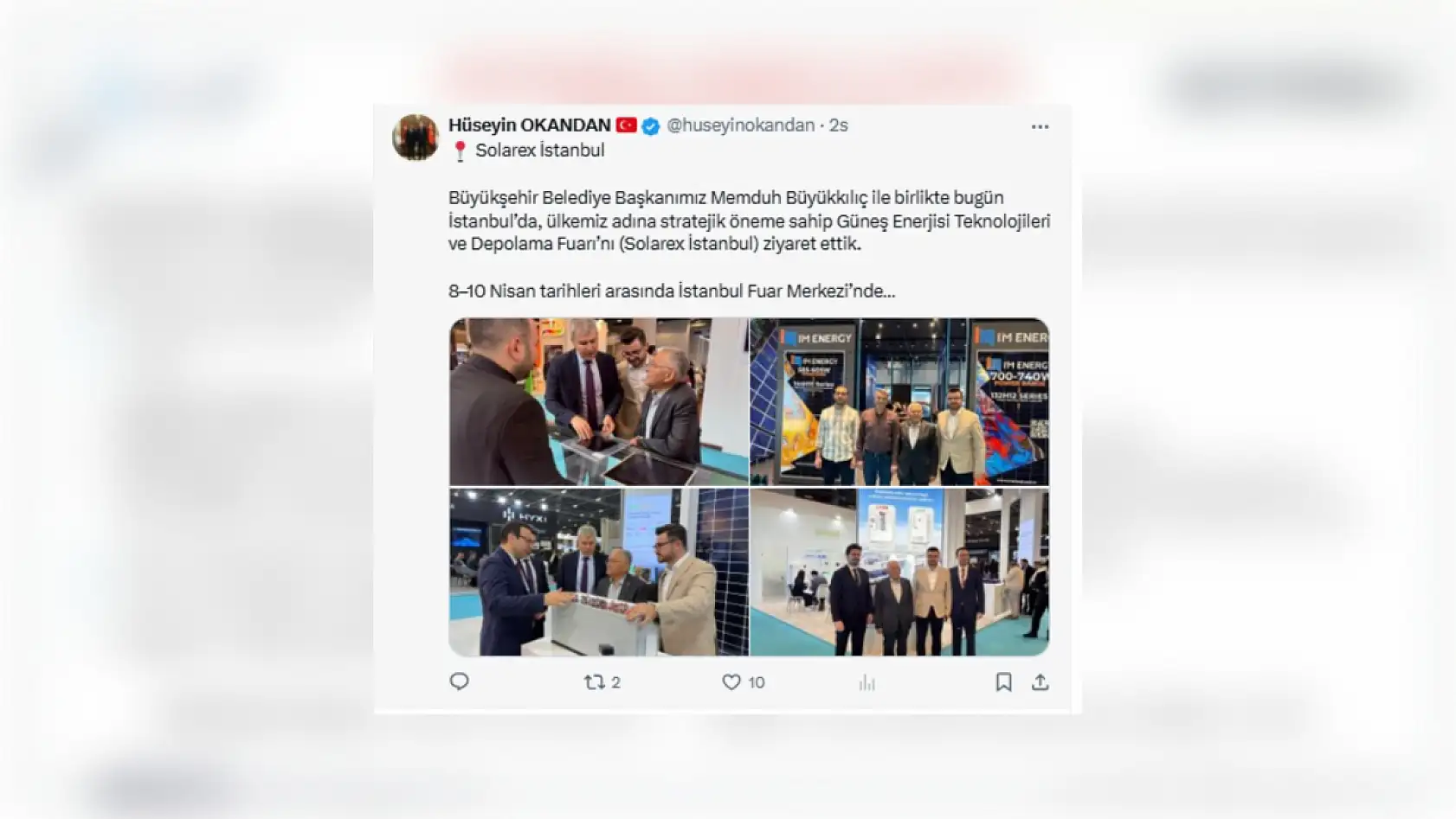 Kayseri'de bugün neler paylaşıldı? Sosyal medyada öne çıkan gelişmeler (8 Nisan 2026)
