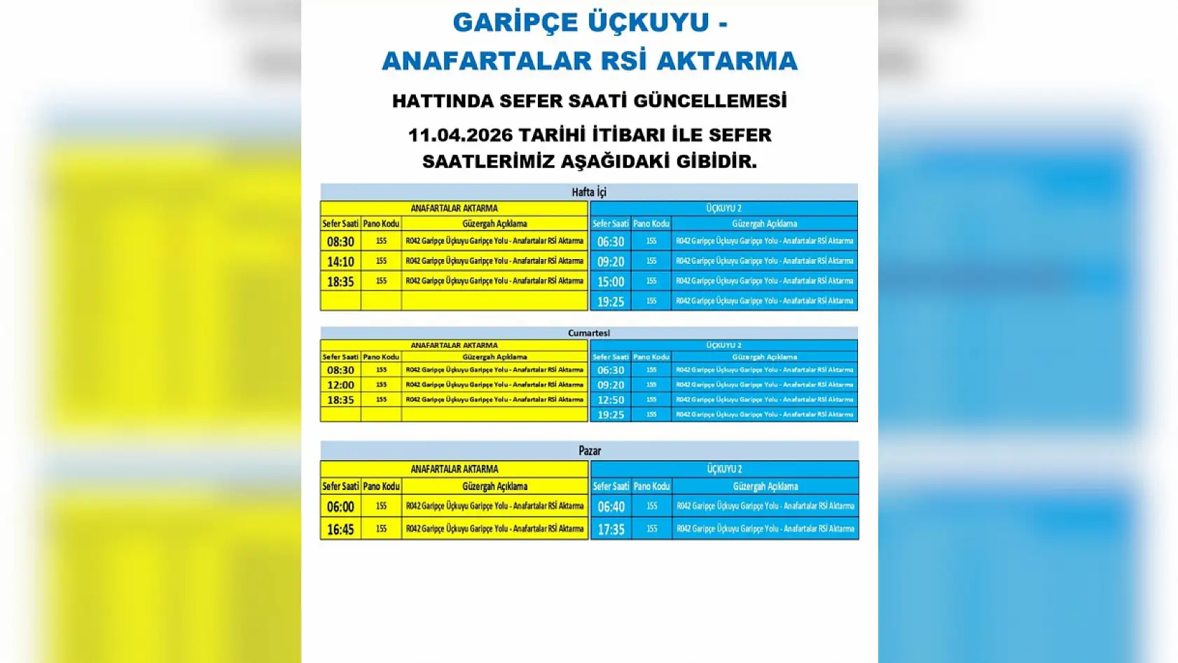 Kayseri'de 11 Nisan Cumartesi itibariyle geçerli yeni düzenleme: Hangi otobüslerin güzergahı değişti?