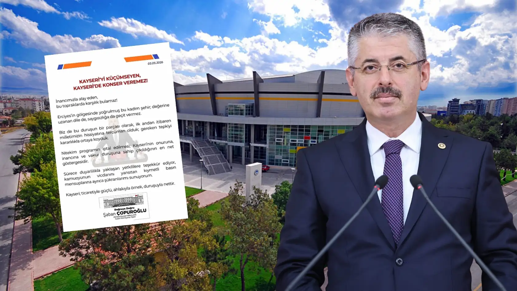 Kayseri'den 3 Mayıs Pazar günü öne çıkan gelişmeler!