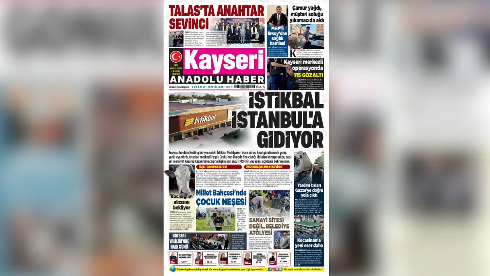 Kayseri yerel gazeteleri 14 Mayıs'ı hangi manşetlerle karşıladı?