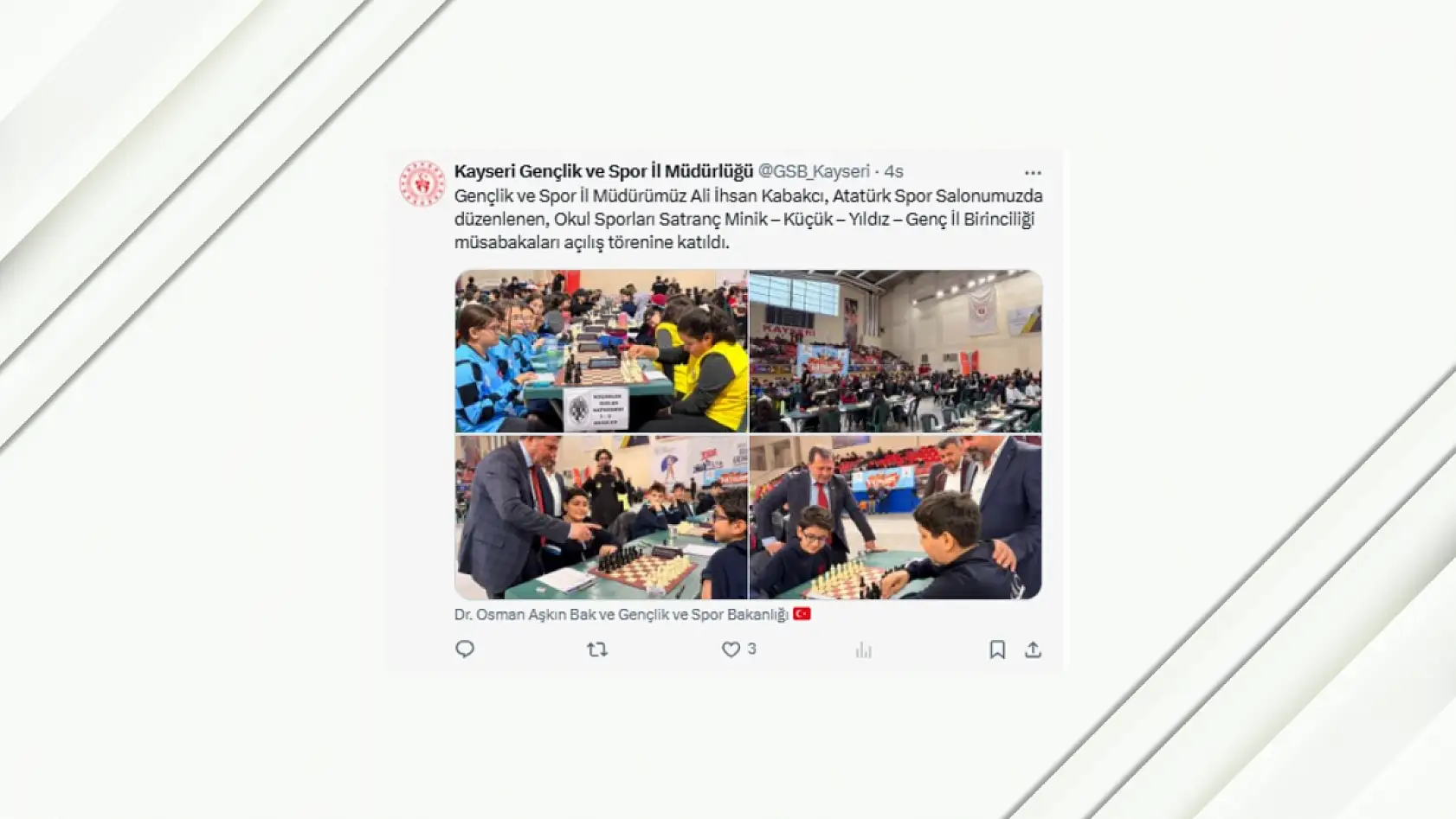 Kayseri'de bugün neler paylaşıldı? Sosyal medyada öne çıkan gelişmeler (12 Şubat 2026)