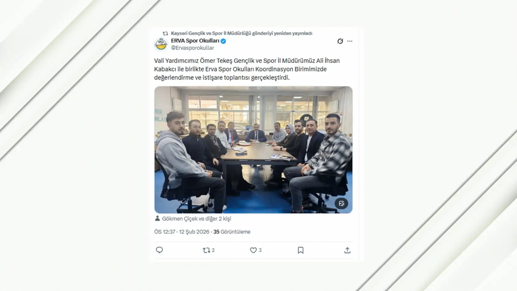 Kayseri'de bugün neler paylaşıldı? Sosyal medyada öne çıkan gelişmeler (12 Şubat 2026)