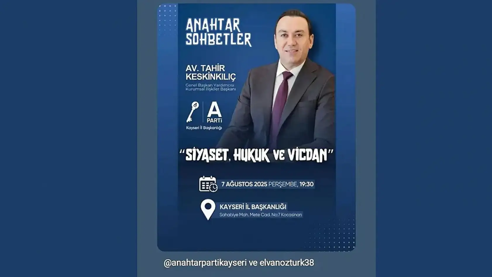 Kayseri kısa kısa: Asker yemeği, Kayseri Park, Metro, Amerika yatırım, Kayserispor...