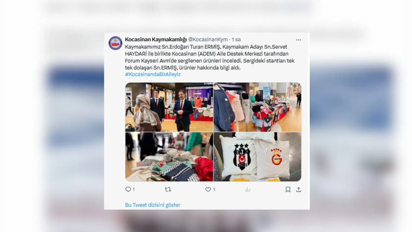 Kayseri'de bugün neler paylaşıldı? Sosyal medyada öne çıkan gelişmeler (1 Nisan 2026)