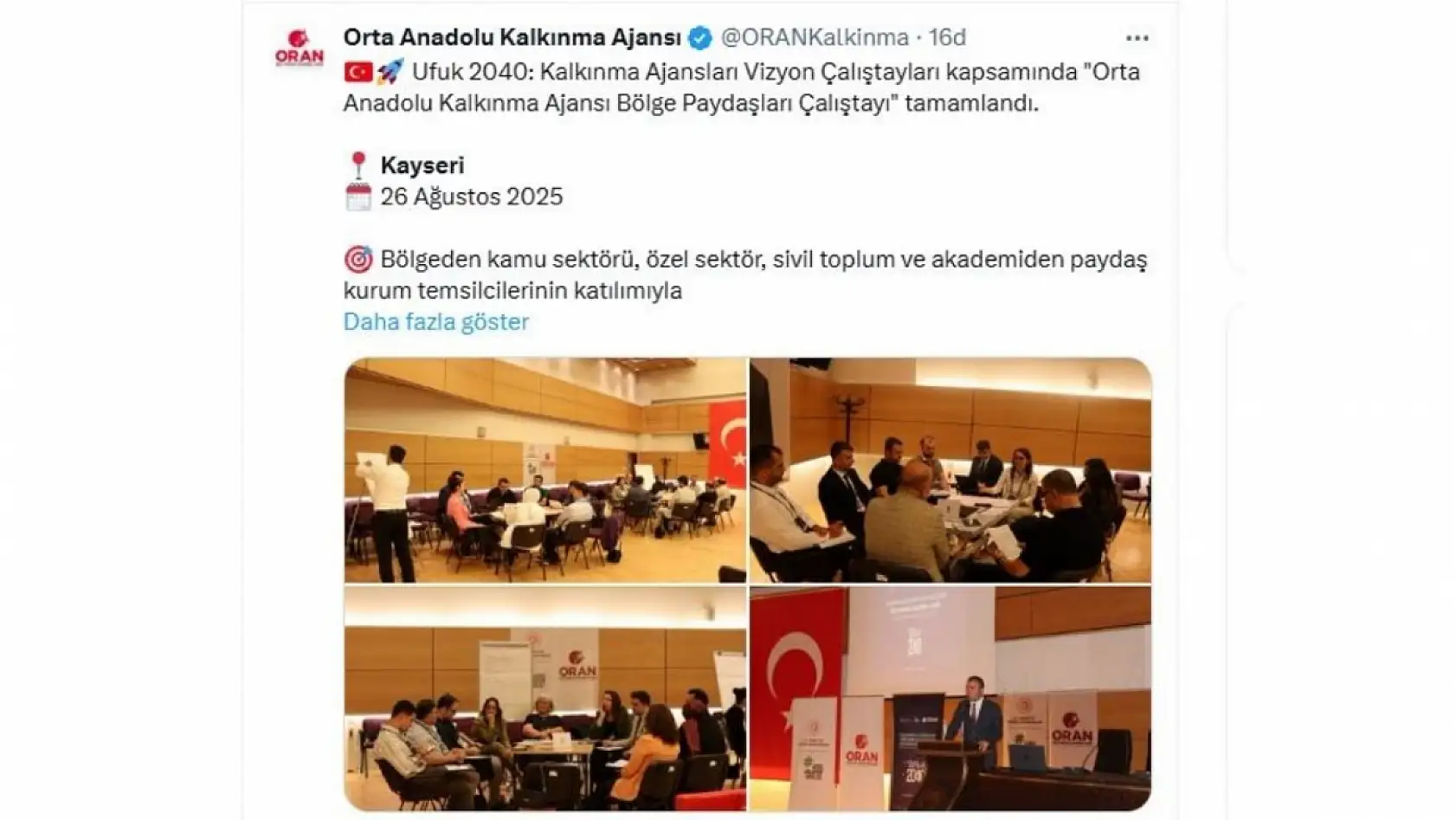 Kayseri'nin sosyal medyasında neler paylaşıldı?
