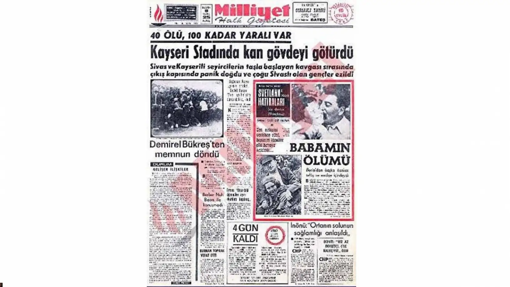 Tribünlerde panik, statta can pazarı: Kayseri de felakete dönüşen maç!