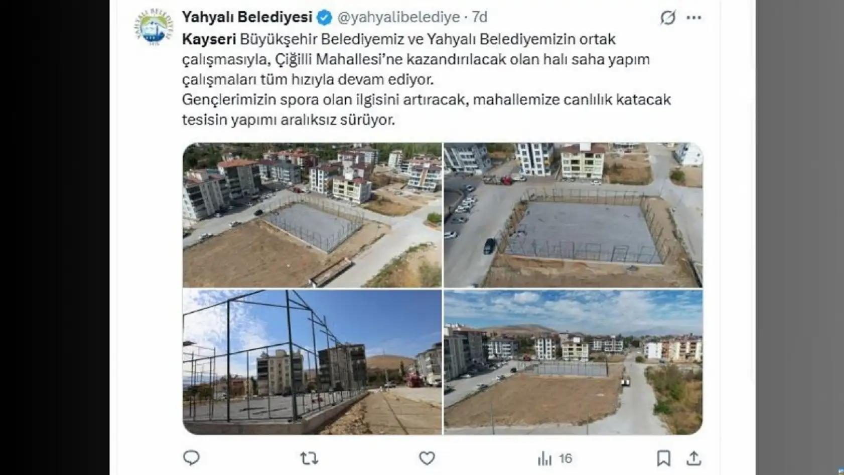 Kayseri sosyal medyasında bugün neler paylaşıldı? (14 Ekim)