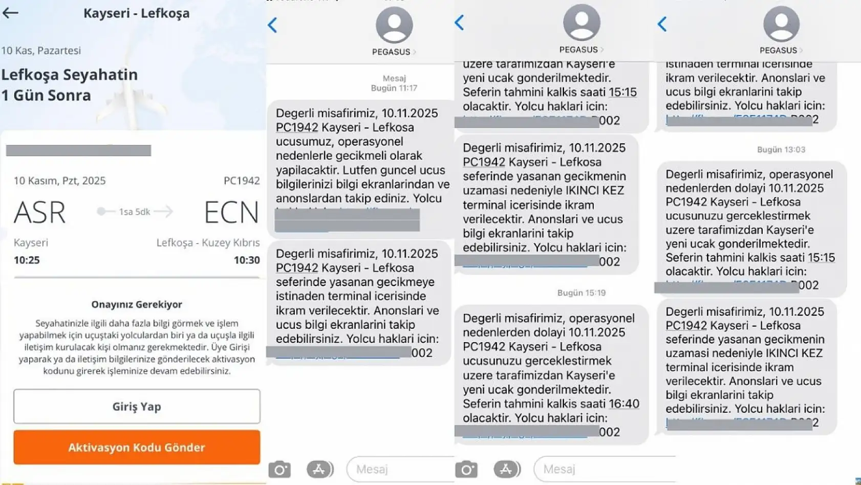 Kayseri Havalimanında gergin anlar: Kıbrıs hattında büyük kriz!