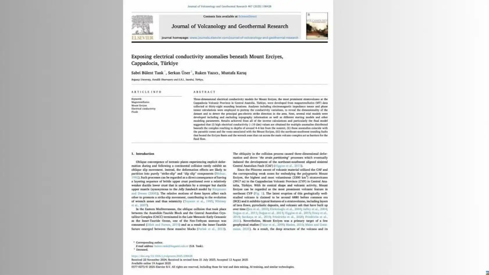 Erciyes Dağı'nın altında ne var? Kayseri çağ atlayacak!