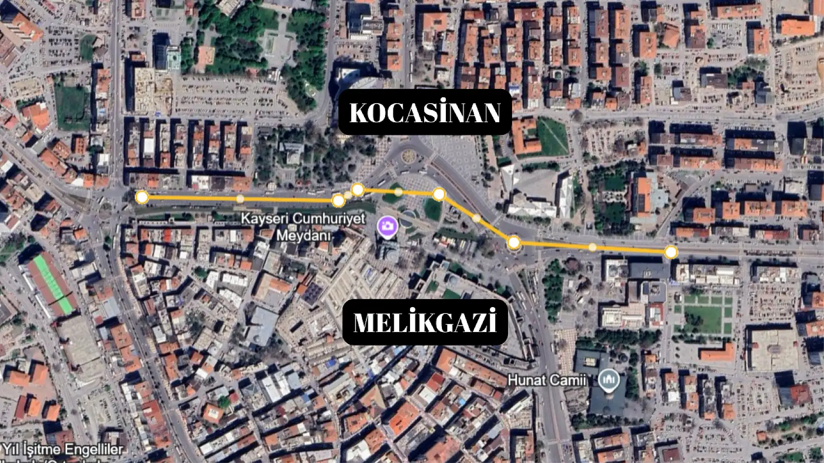 Kayseri Cumhuriyet Meydanı hakkında az bilinen o bilgi!