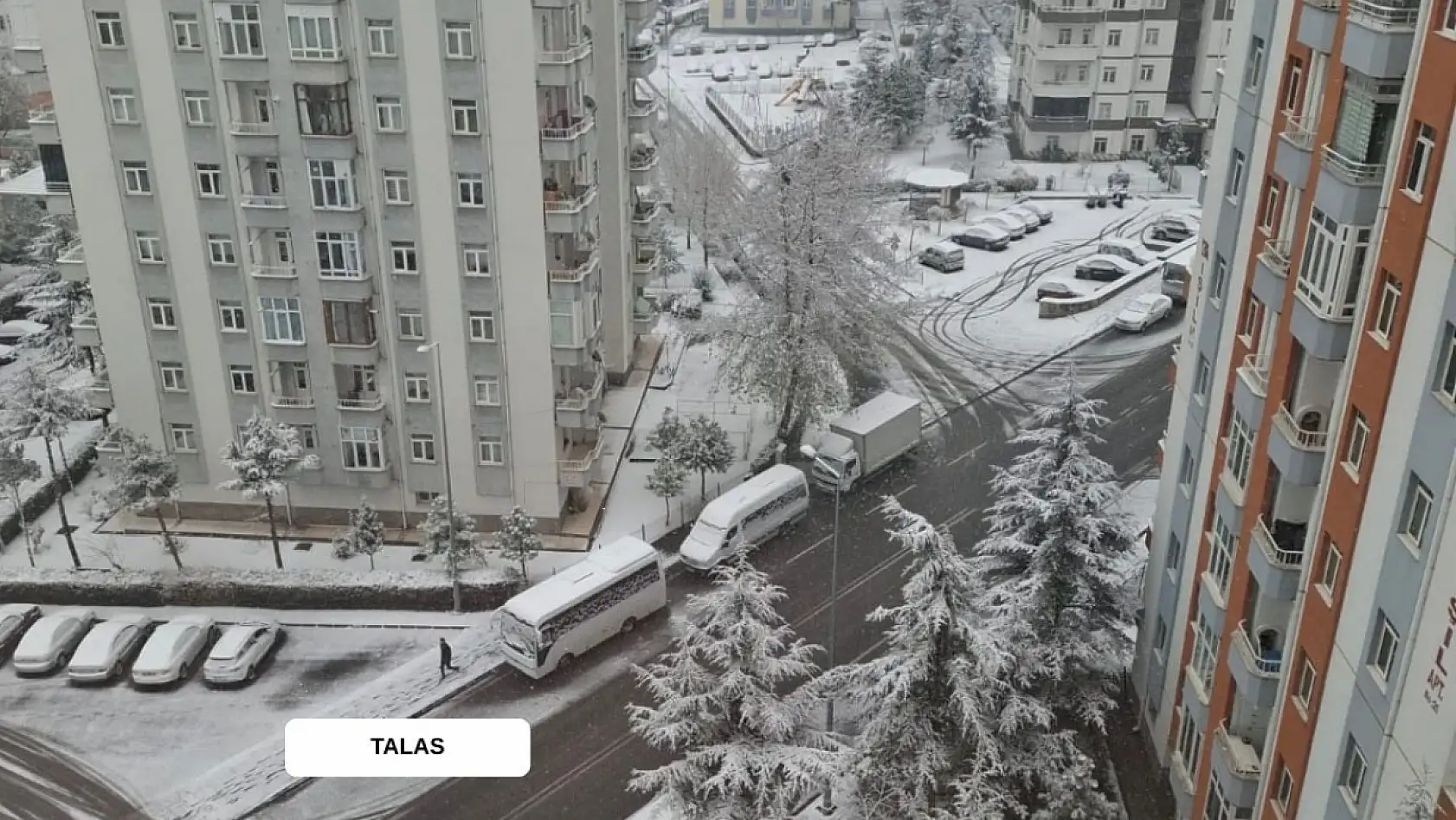 Kayseri'de kar dün yağdı, bugün görüntüleri konuşuluyor
