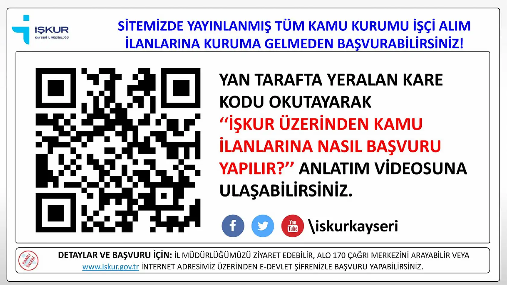 Milli Savunma Bakanlığı Kayseri'de farklı unvanlarda işçi alımı yapacak- KPSS şartı yok!