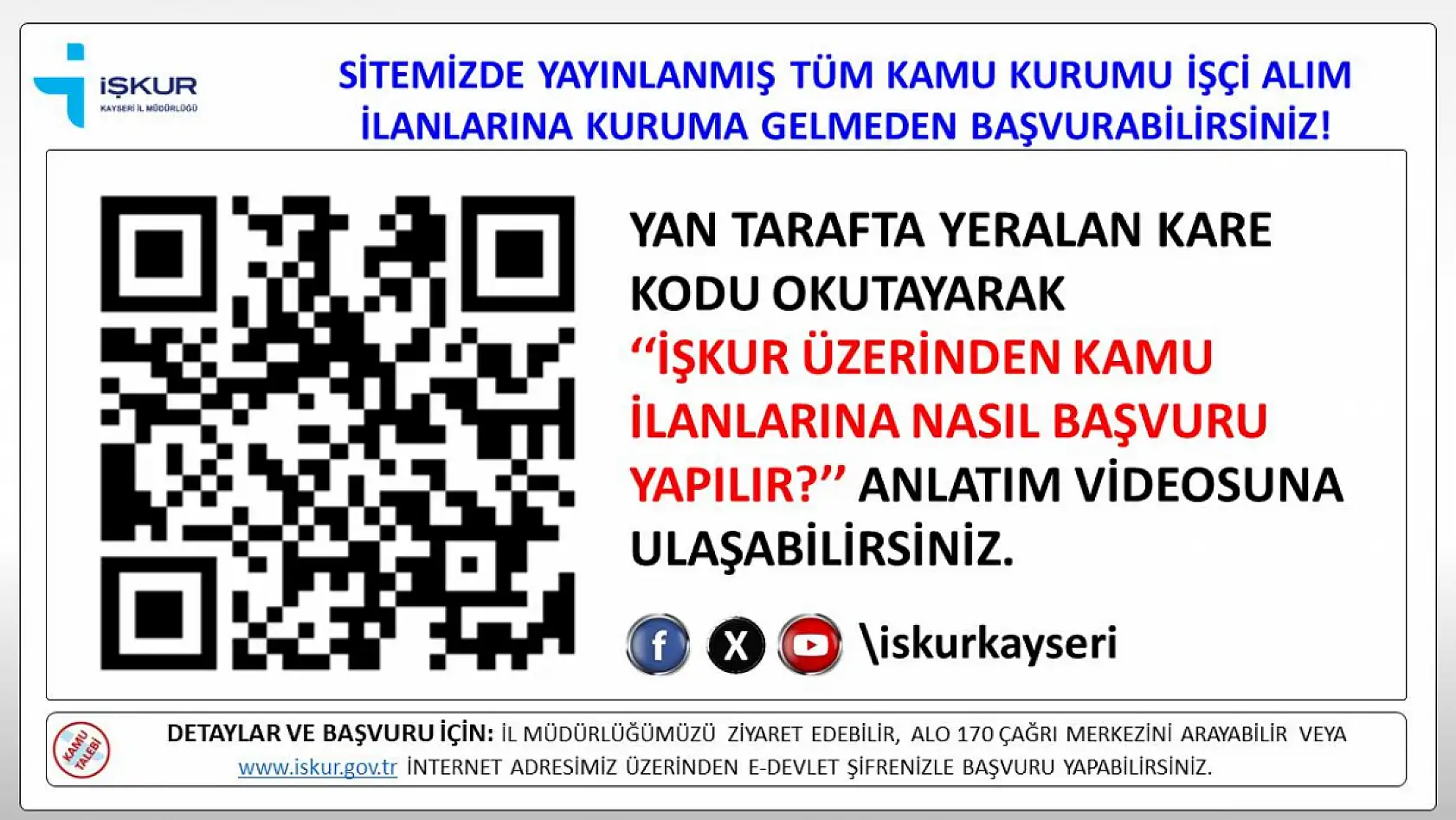 Kayseri'de daimi işçi alımı için süreç başlıyor: İşte şartlar…