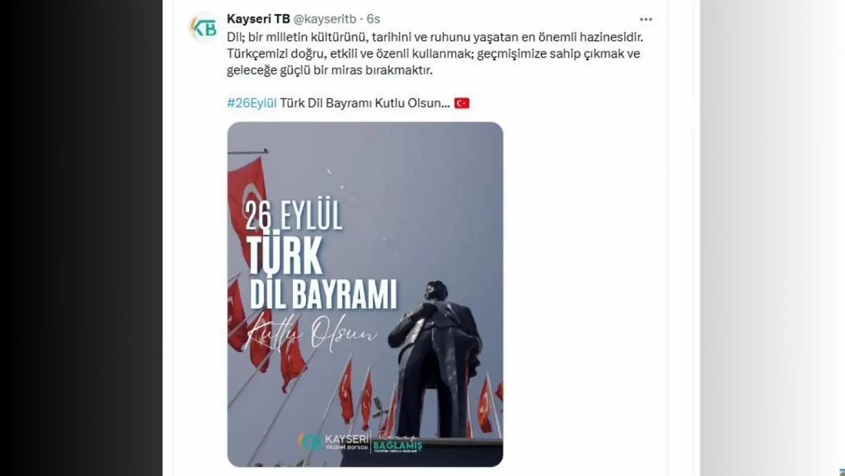 Kayseri sosyal medyasında bugün neler paylaşıldı? (26 Eylül)