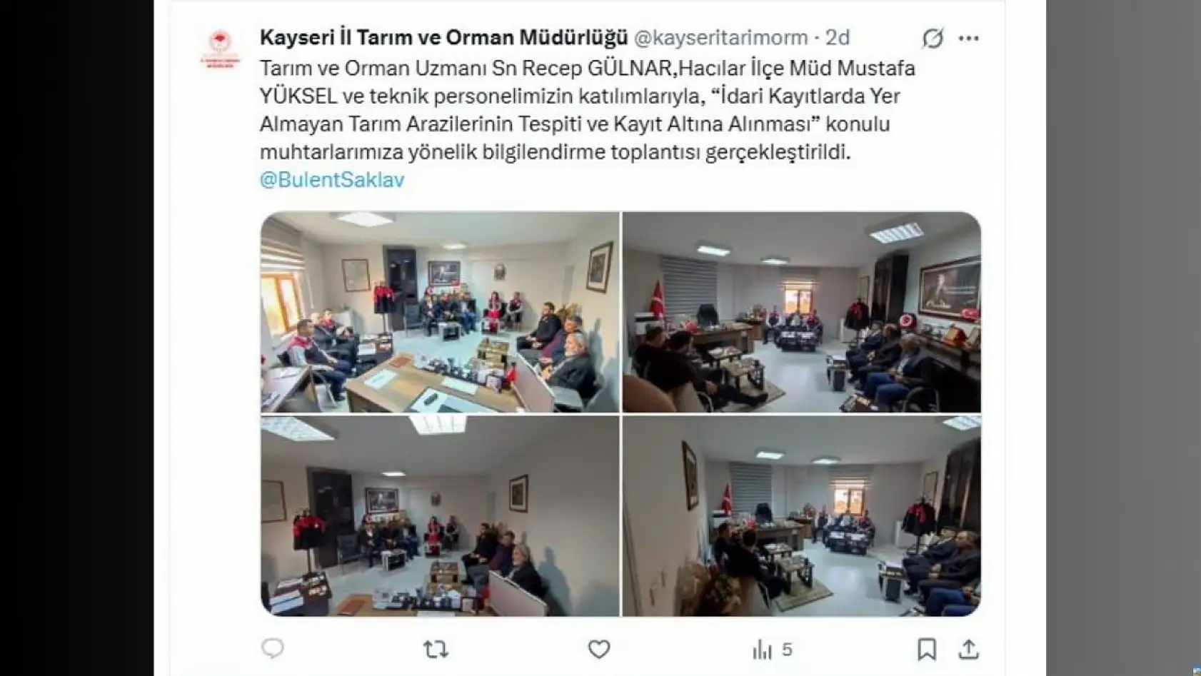 Kayseri sosyal medyasında bugün neler paylaşıldı? (14 Ekim)