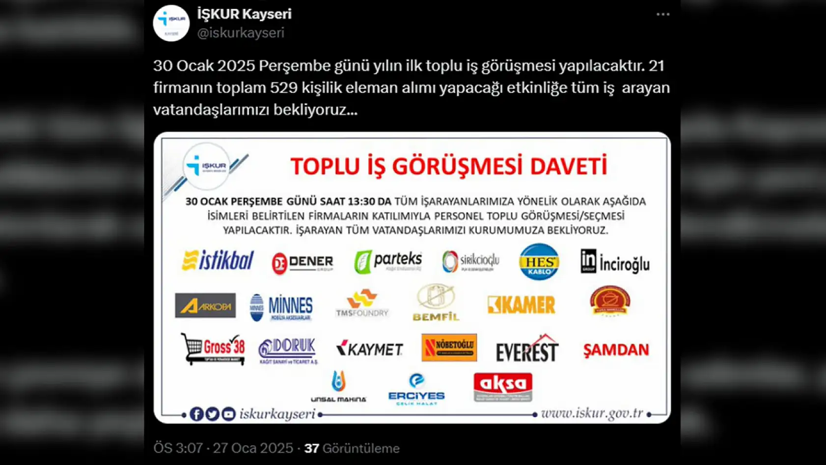 Kayseri'nin sosyal medya gündemi ne oldu? - Şehir hastanesi, İşkur, yıkım kararı, gözlemevi...