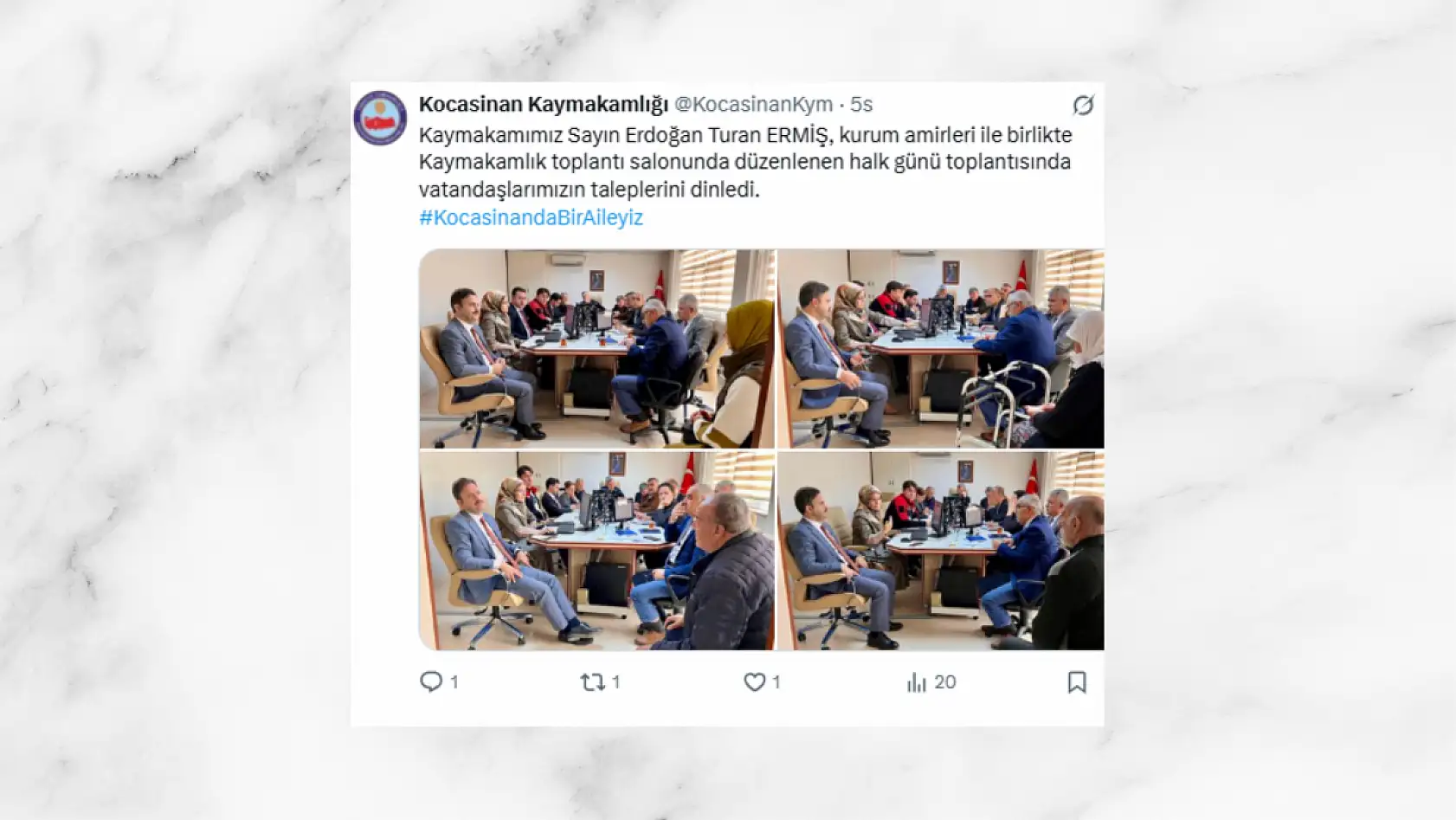 Kayseri'de bugün sosyal medya platformlarında neler paylaşıldı? Öne çıkanlar (6 Kasım Çarşamba)