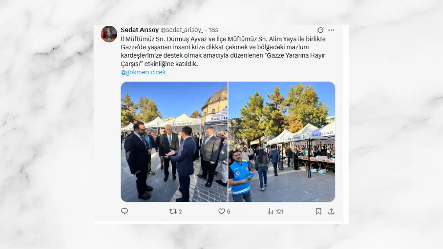 Kayseri'de bugün sosyal medya platformlarında neler paylaşıldı? Öne çıkanlar (6 Kasım Çarşamba)