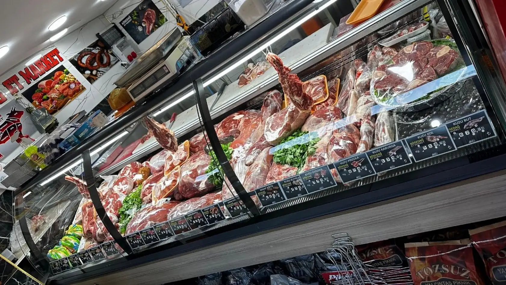 Kayseri'de kasap reyonlarına gidenler şok oluyor! Yeni fiyatlar kaç liradan başlıyor?