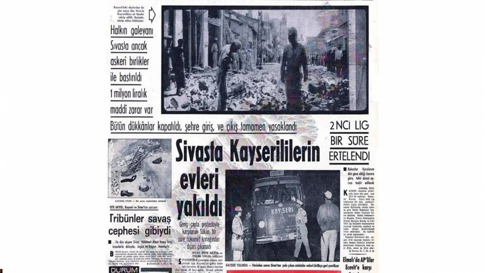 Tribünlerde panik, statta can pazarı: Kayseri de felakete dönüşen maç!