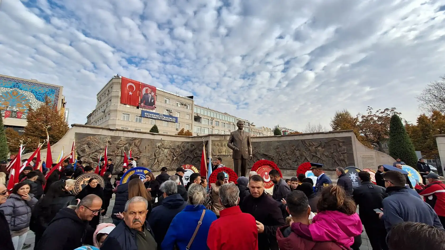 Kayseri, Atatürk'ü ebediyete intikalinin 86. yılında saygıyla andı: İşte görüntüler...