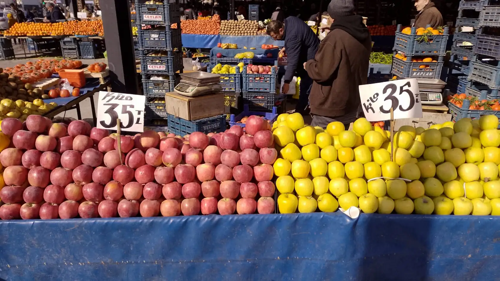 Kayseri pazarında son fiyatlar!