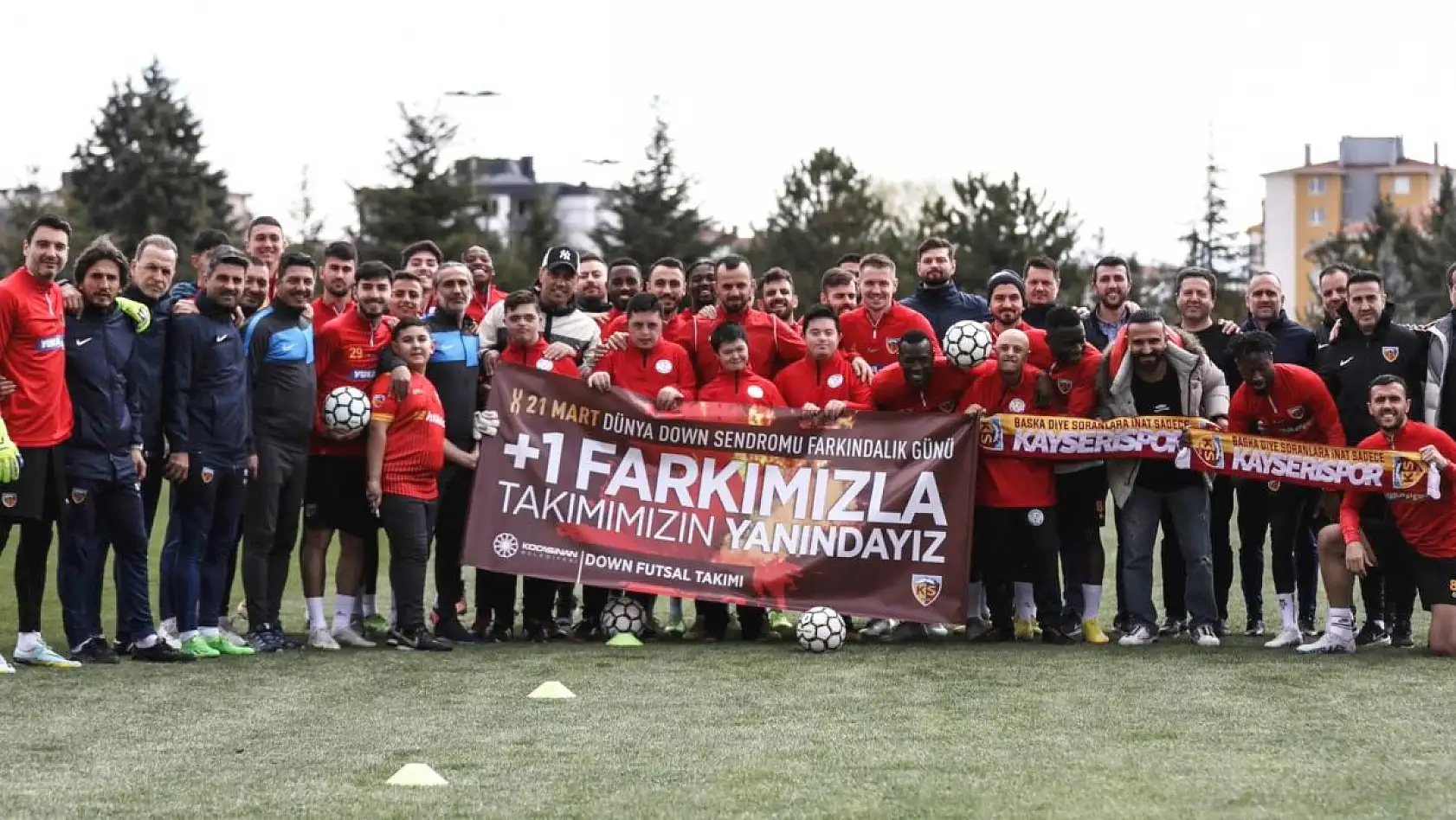Kayserispor'dan anlamlı ağırlama