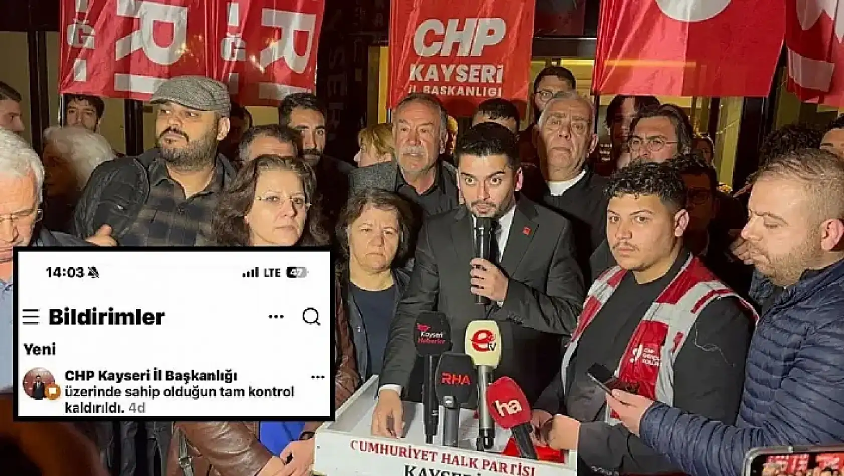 Kayseri'den kısa kısa: Acemi kasaplar, CHP, Bayramlaşma, Vefat, Kayserispor...