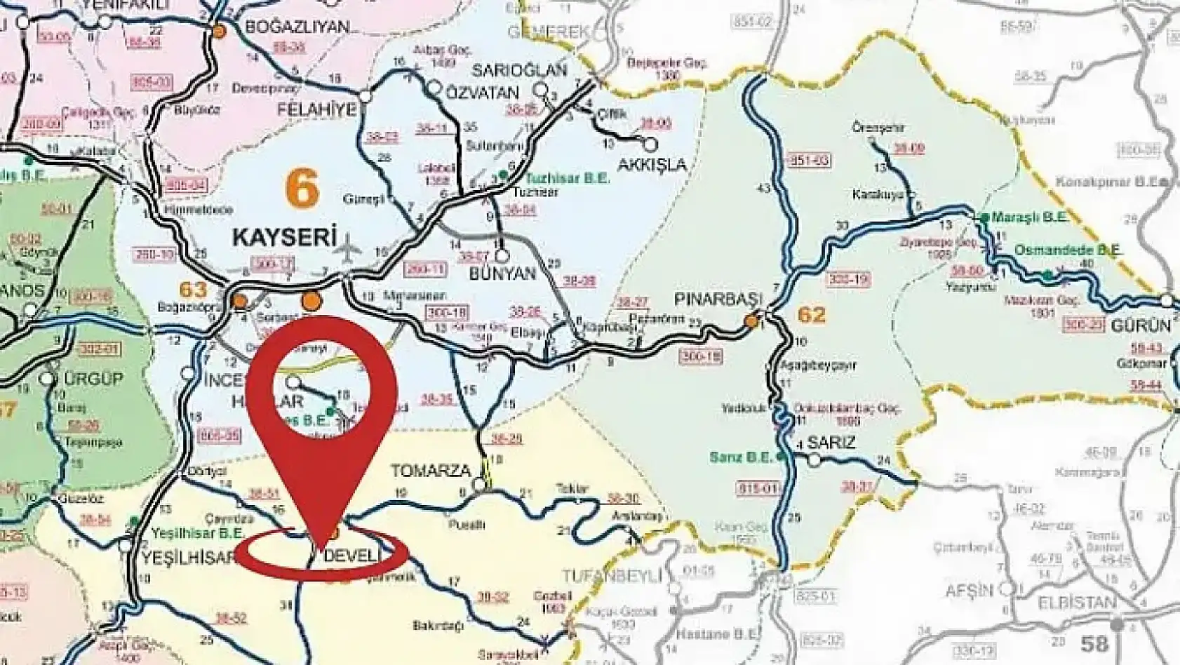 Kayseri'den kısa kısa: Trafik kazası, Aşkın Genç, Develi, Çamurlu su…