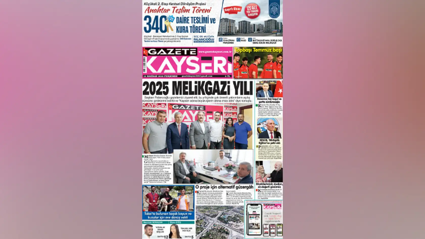 Kayseri yerel gazeteleri şehrin gündemini belirledi – İşte 12 Haziran öne çıkan manşetler!