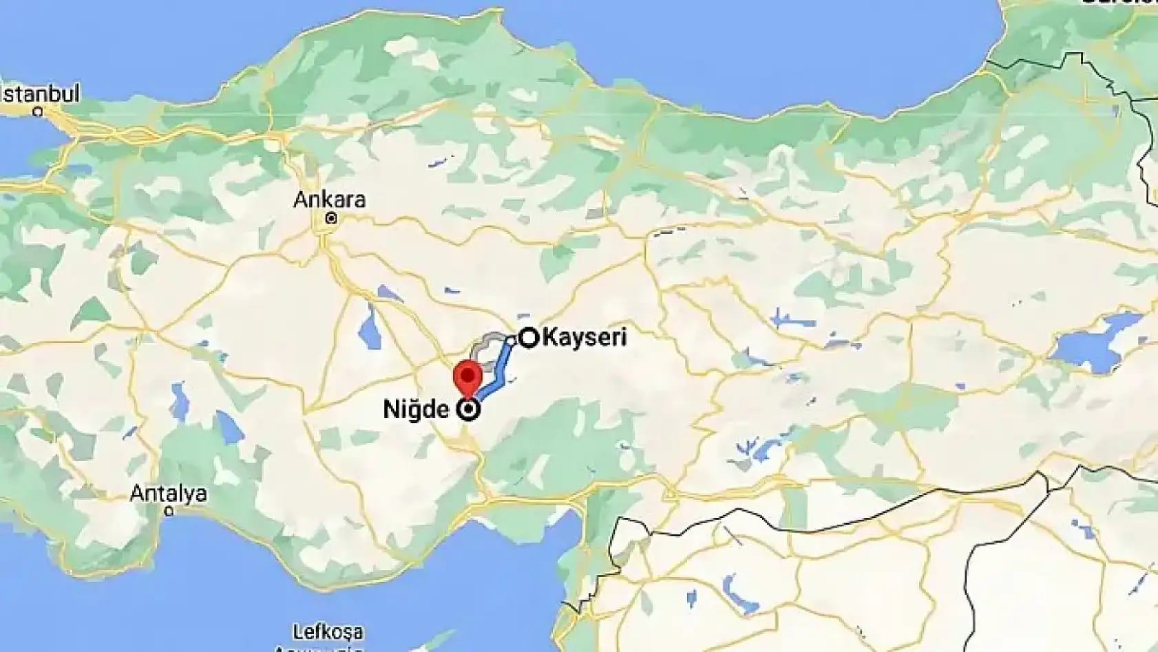 Kayseri kısa kısa: Kaza, Cıngı, Sanayi, Niğde, Kayserispor...
