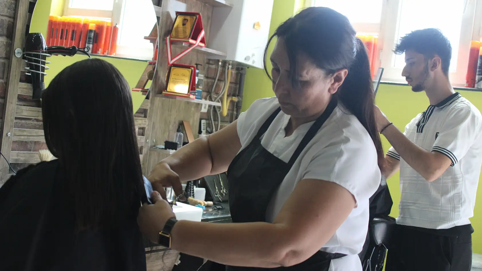 Haydi çocuklar muhtar tıraşına