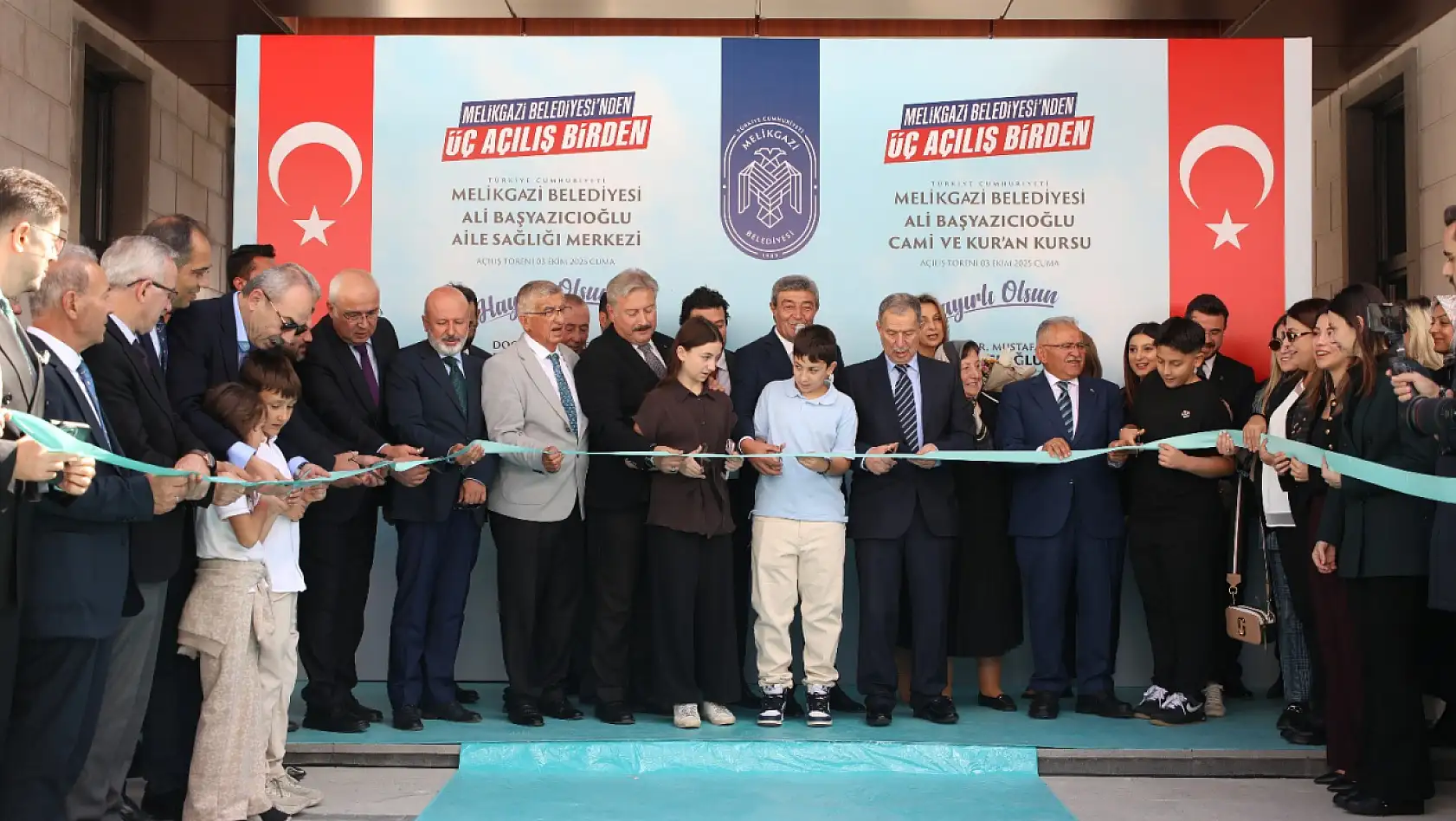 Melikgazi'ye birbirinden farklı 3 yeni tesis kazandırıldı…