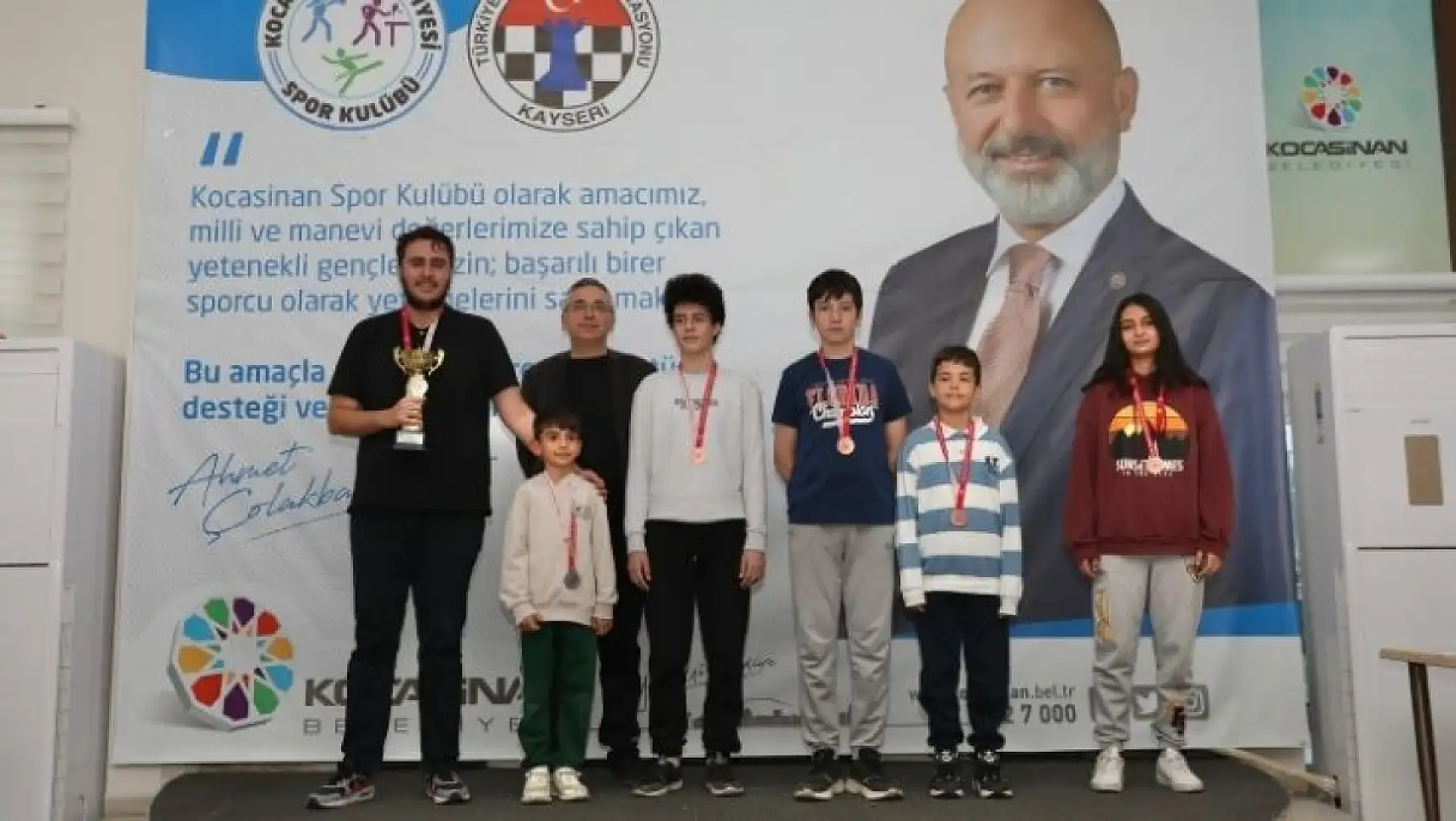 Kayseri'de satranç turnuvası heyecanı