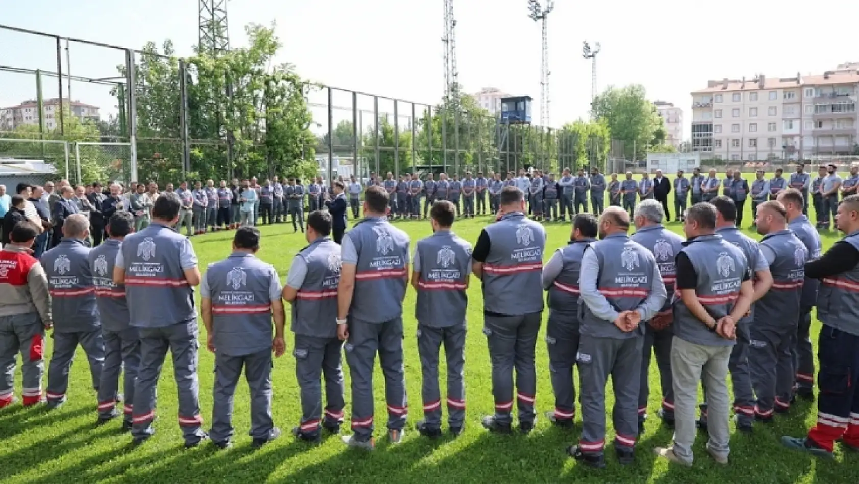 Başkan Palancıoğlu personelle bayramlaştı