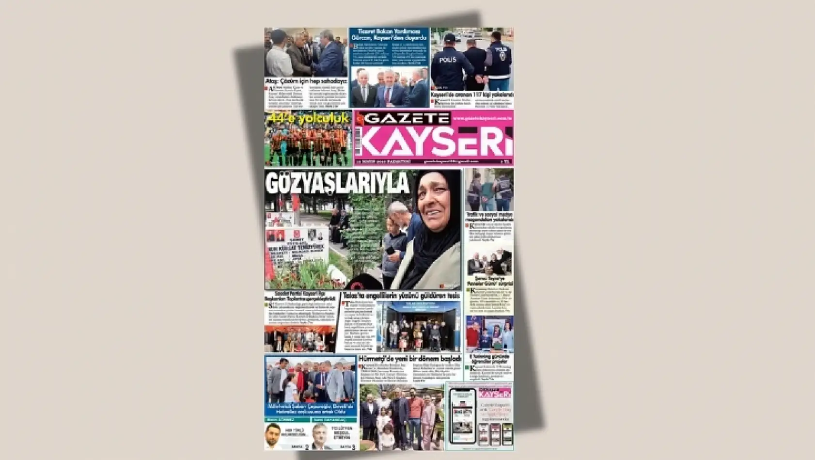 Kayseri yerel basını 12 Mayıs Pazartesi günü hangi manşetlerle okuyucularının karşısına çıktı?