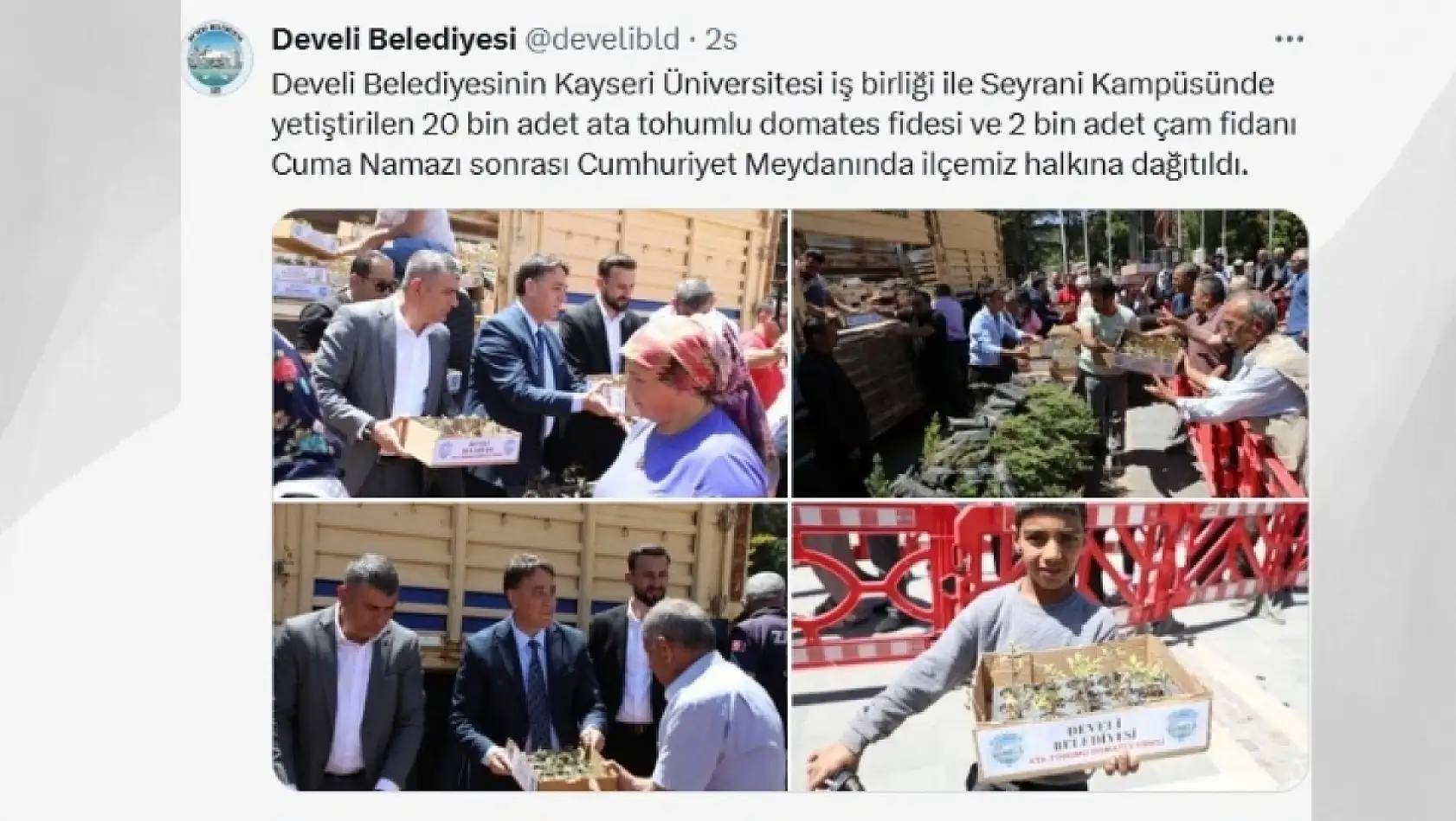 Kayseri'nin sosyal medya gündeminde bugün neler konuşuldu?