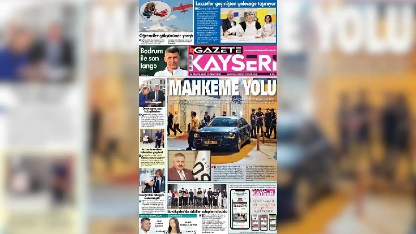 Kayseri'de yerel basın 24 Mayıs Cumartesi gününe hangi manşetlerle çıktı?