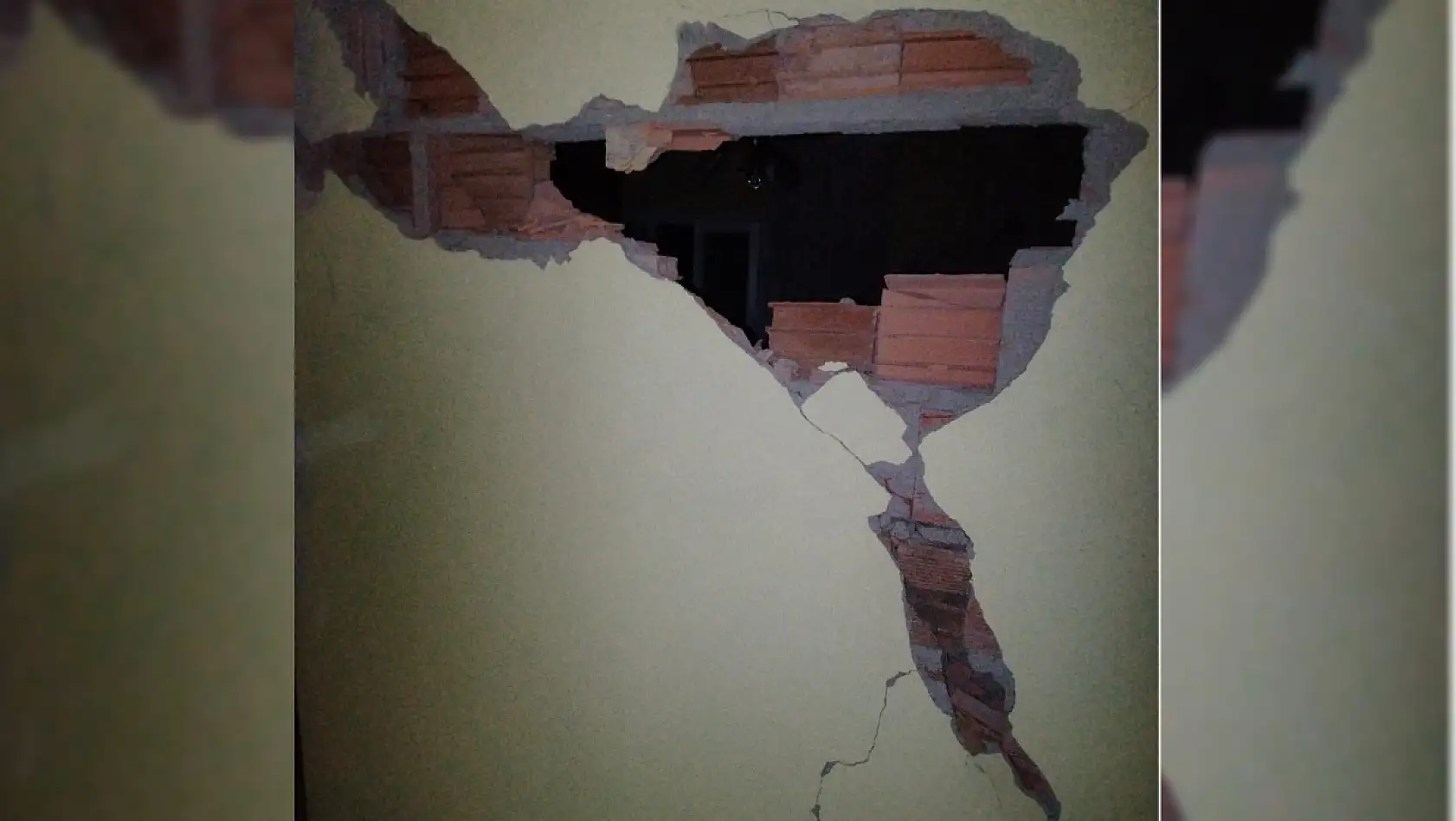 Depremde 6 ev hasar gördü!