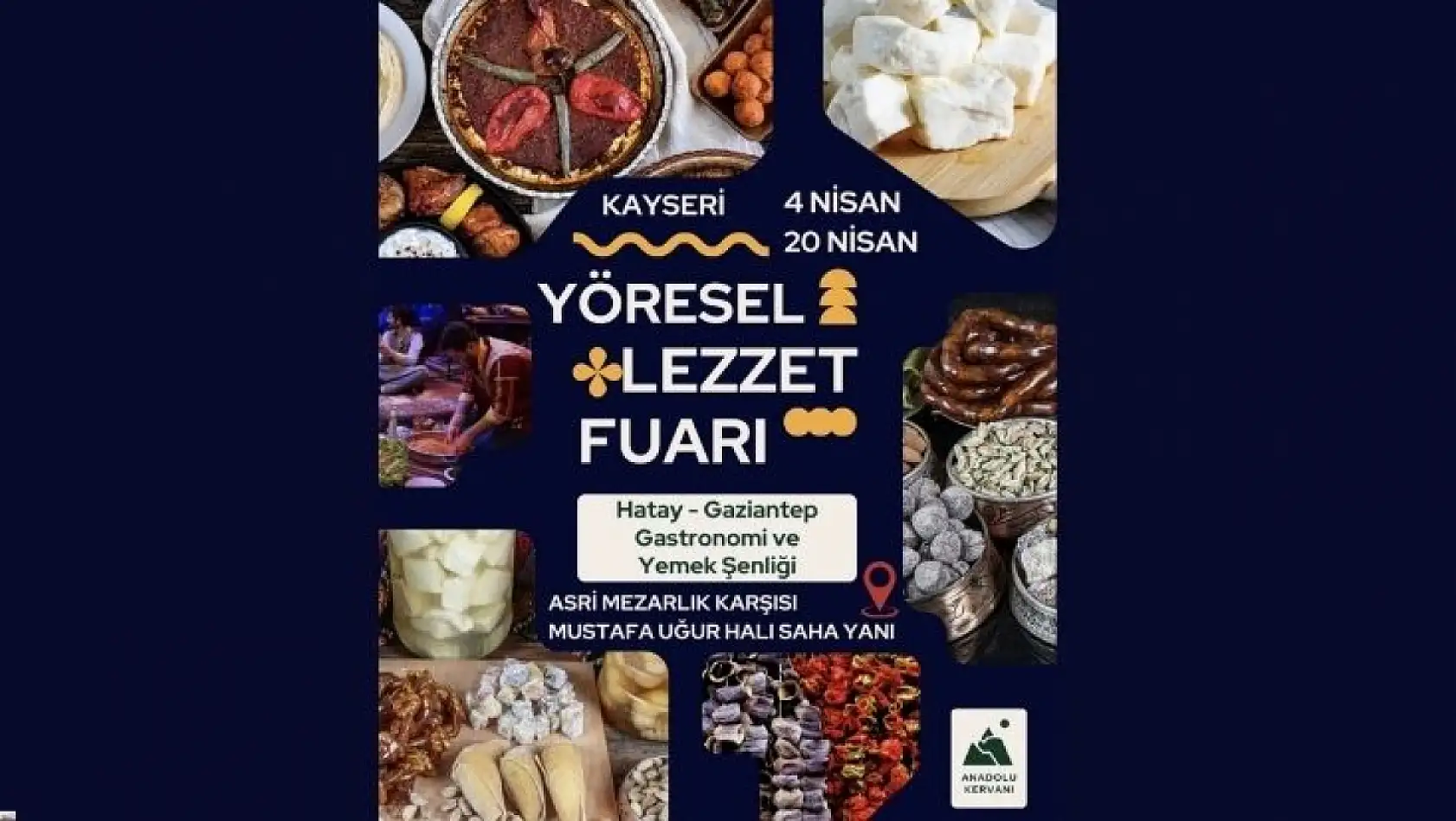 Kayseri'de ücretsiz lezzet şöleni: Yöresel gastronomi fuarı başlıyor!
