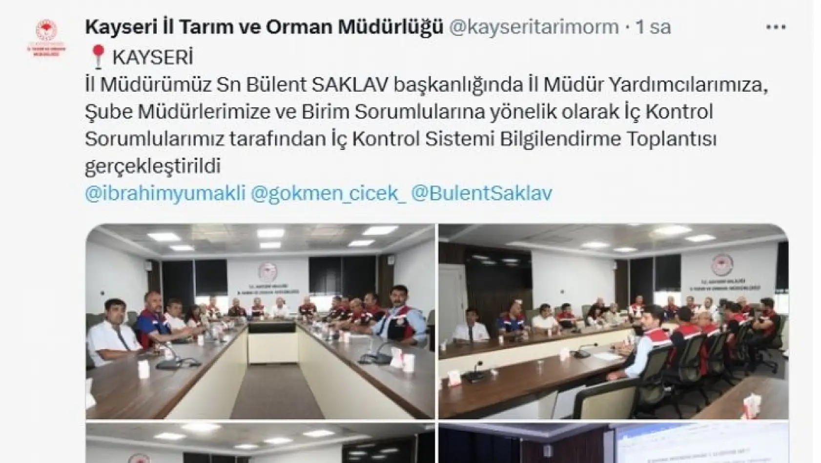 Kayseri sosyal medyaada bugün: Asayiş, tarım, altyapı ve kamp projeleri öne çıktı