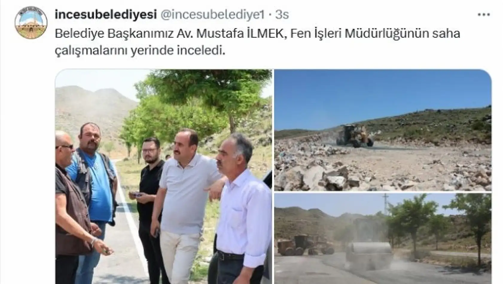 Kayseri sosyal medyaada bugün: Asayiş, tarım, altyapı ve kamp projeleri öne çıktı