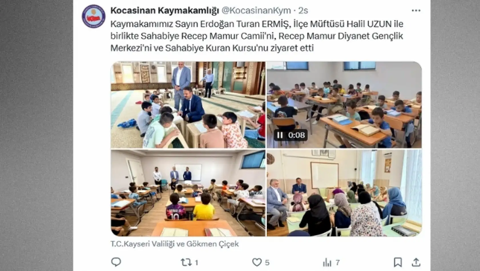 Sosyal medyada Kayseri rüzgarı: Yerel yöneticilerden peş peşe paylaşımlar