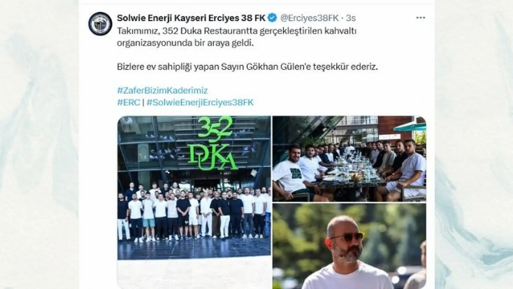 Kayseri sosyal medyadan kısa kısa - 22 Ağustos