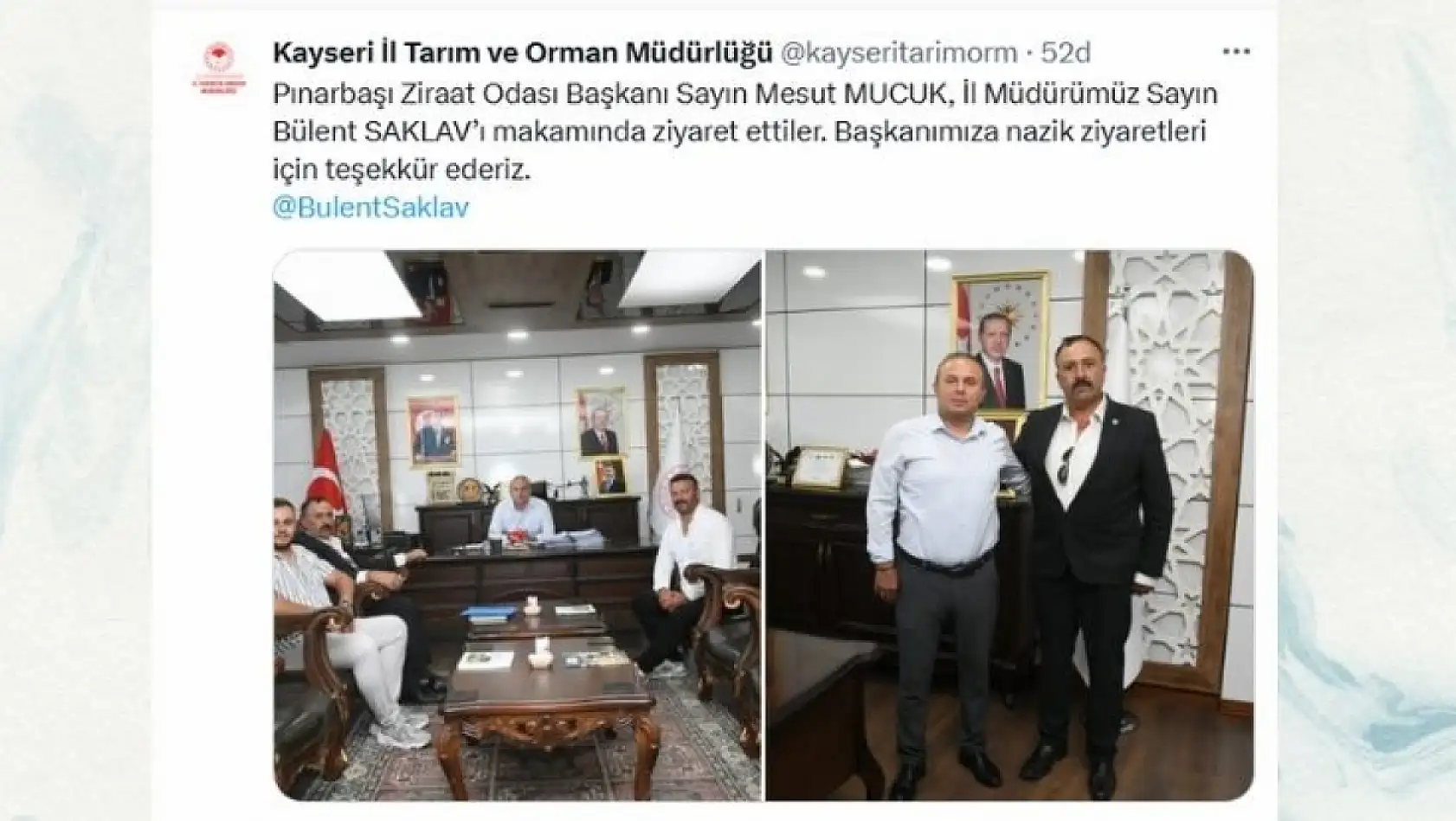 Kayseri sosyal medyadan kısa kısa - 22 Ağustos