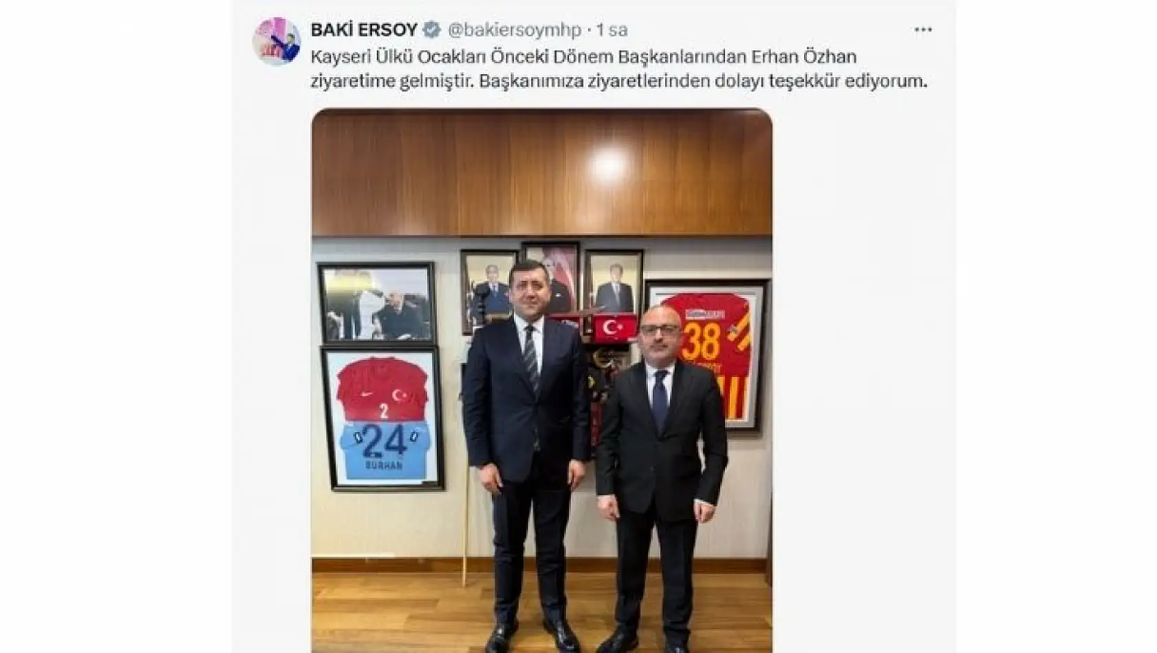 Kayseri'de 14 Mayıs Çarşamba günü sosyal medya hesaplarında neler paylaşıldı?