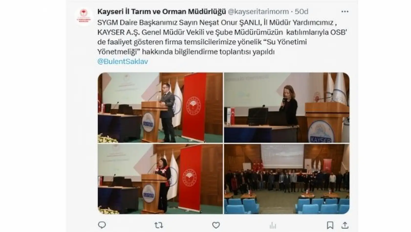 Kayseri'de sosyal medyada günün öne çıkanları... ( 10 Nisan)