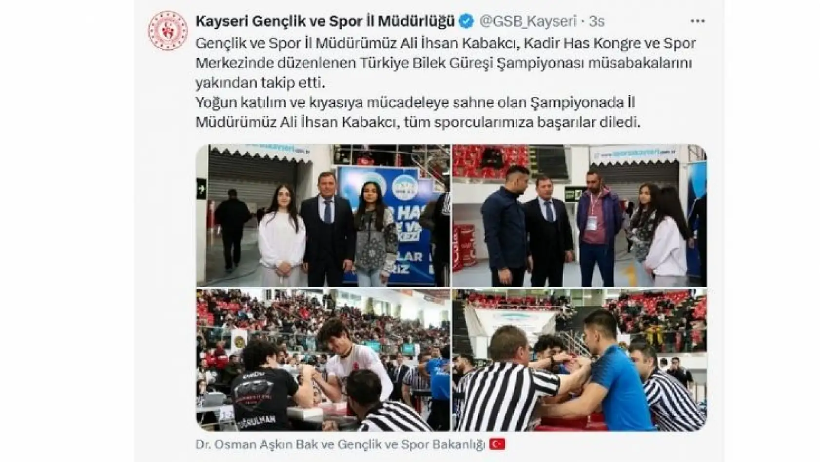 Kayseri'de sosyal medyada günün öne çıkanları... ( 10 Nisan)