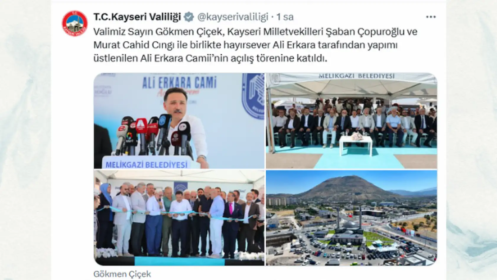 Kayseri sosyal medyadan kısa kısa - 22 Ağustos