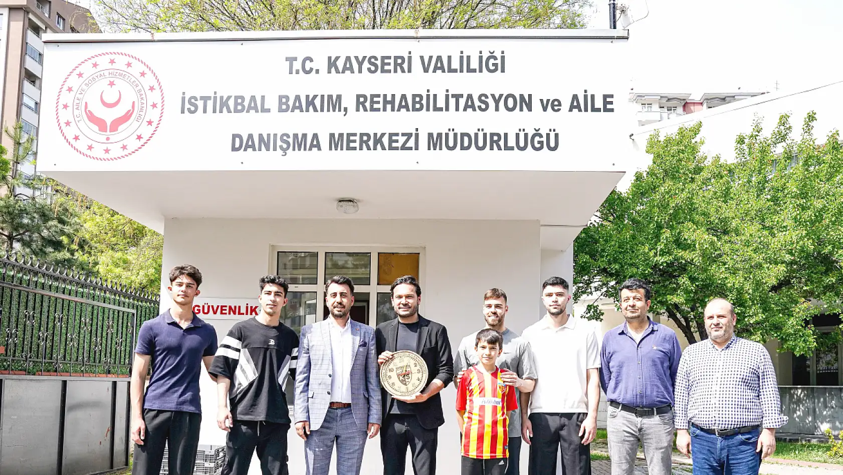 Galatasaray maçı öncesi Kayserispor'dan gönülleri fetheden ziyaret